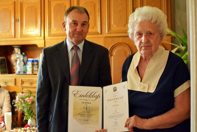 Gál Ibolya 90. születésnapi köszöntése