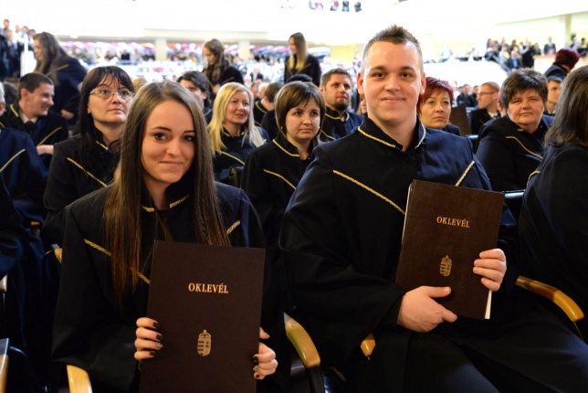 Oklevél átadó ünnepség a Nyíregyházi Főiskolán