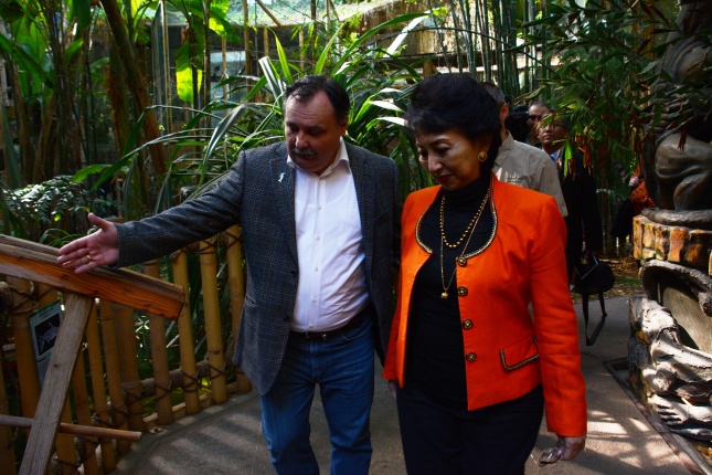 Indonéz Nagykövet a Nyíregyházi Állatparkban