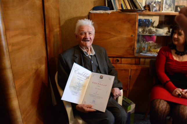 Kiss József köszöntése 90. Születésnapja alkalmából