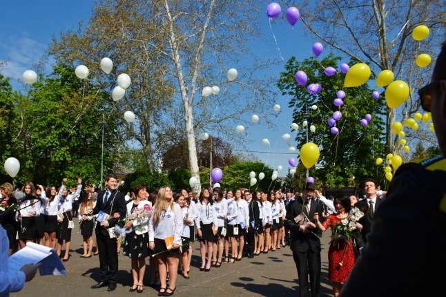Ballagás a Zrínyi Ilona Gimnáziumban