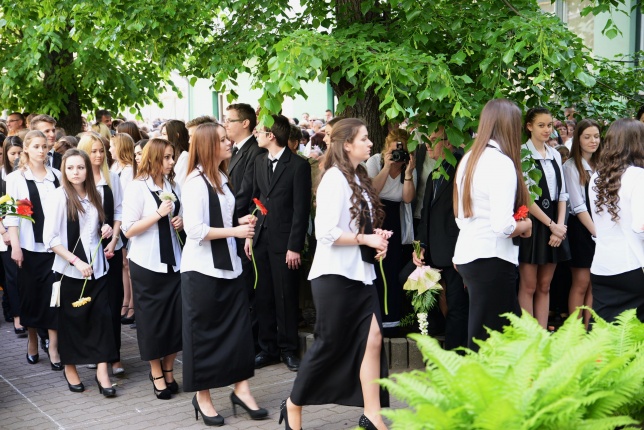 A Kölcsey Ferenc Gimnázium ballagói