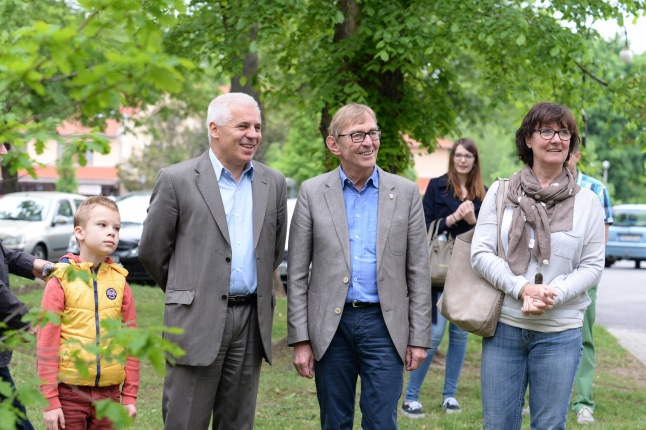 Faültetés a testvérváros képviselőivel