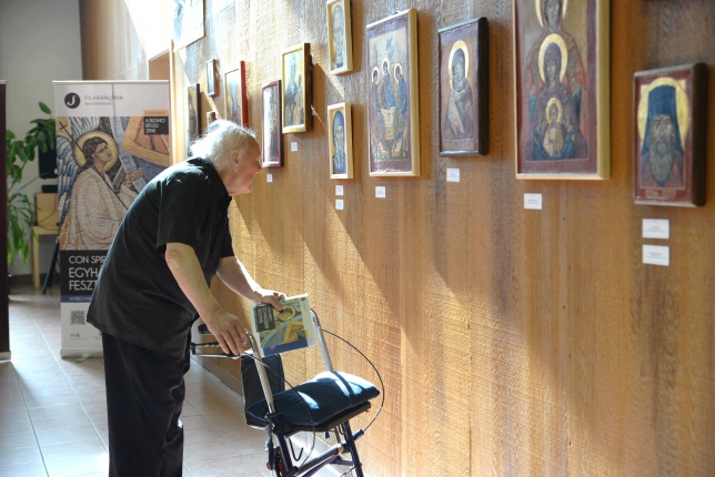 Ikonkiállitás megnyitó