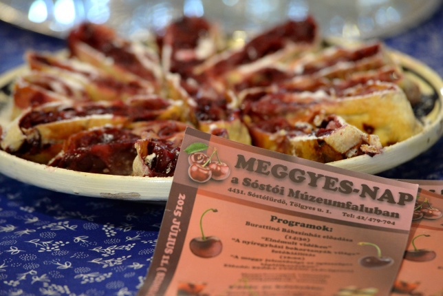 Meggyes-nap sajtótájékoztató a Múzeumfaluban