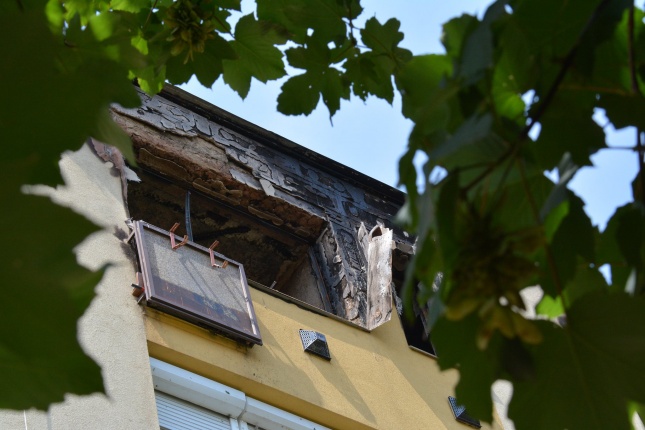 Tűzeset a Petőfi utcán