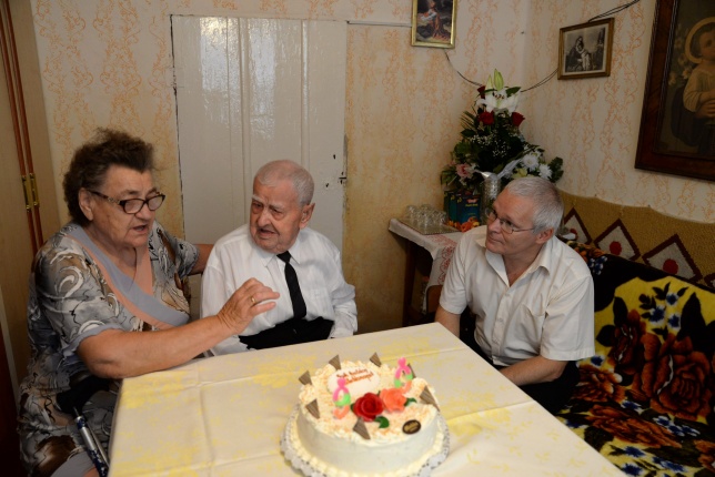Magyar János köszöntése 90.születésnapja alkalmából