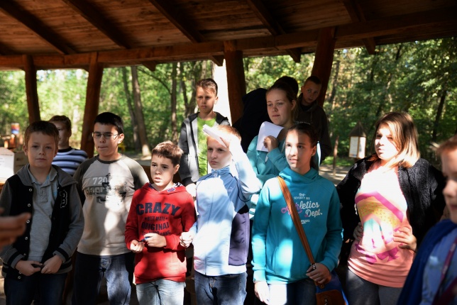 Erdőismereti verseny a Sóstói erdőben