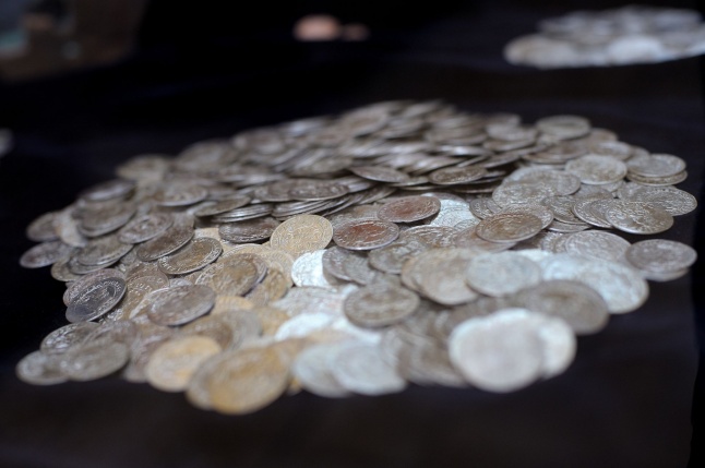 Ezüstlelet a városházán