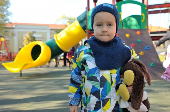 Benczúr téri játszótér átadása