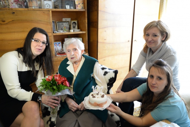 Kató néni 107 éves