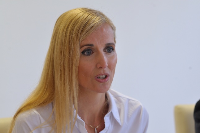 Szabó Tünde sportért felelős államtitkár Nyíregyházán