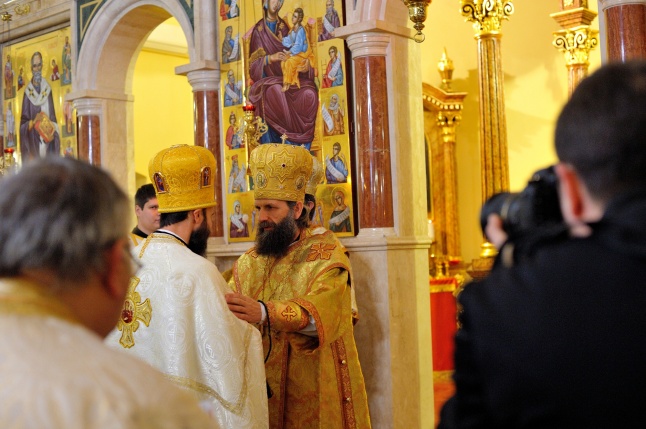 Szocska A. Ábel apostoli kormányzói beiktatása