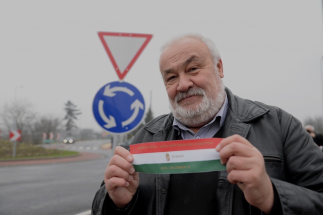 Körförgalom átadás Oroson