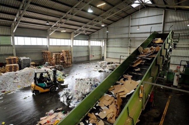 Szelektív hulladékgyűjtő telep