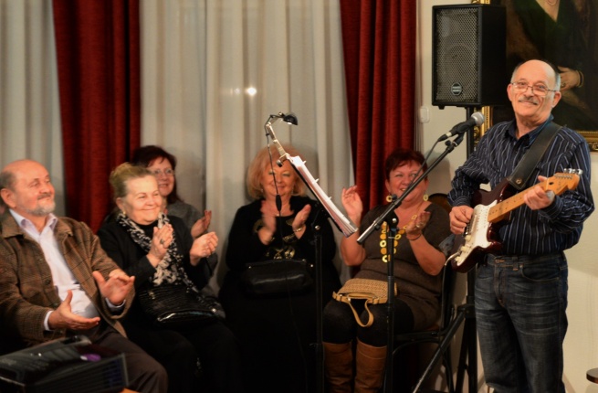 Zboray Károly estje a Bencs Villában