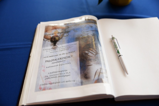 Palotai Erzsébet festőművész kiállításmegnyitója