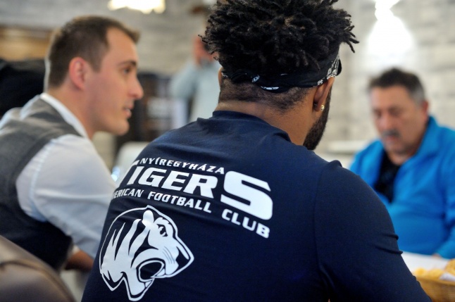 A Nyíregyháza Tigers sajtótájékoztatója