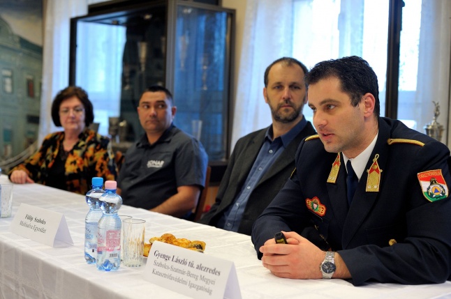 Projektzáró sajtótájékoztató a kataszrtófavédelemnél