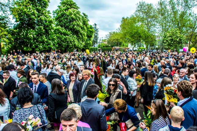 Ballagás a Zrínyi Ilona Gimnáziumban