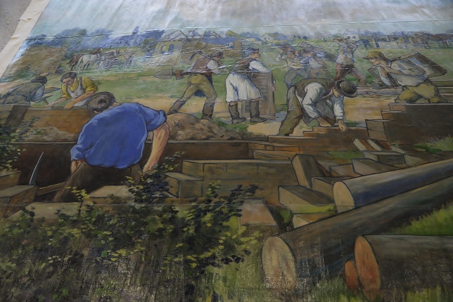 Megérkezett az óriásfestmény