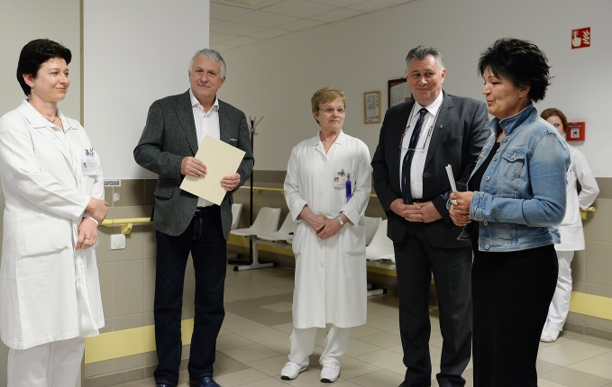 Adomány a kórház részére