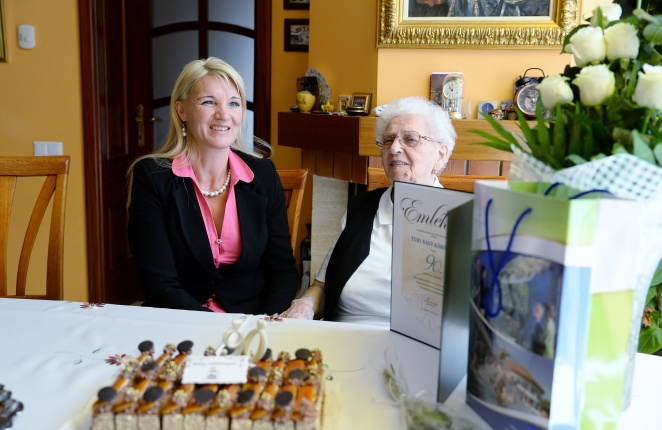 Turi Nagy Károlyné 90 éves