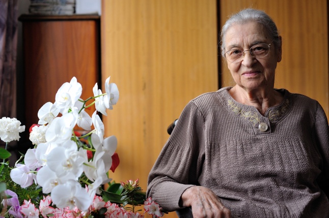 Szépkorú köszöntése Szántó Mihályné