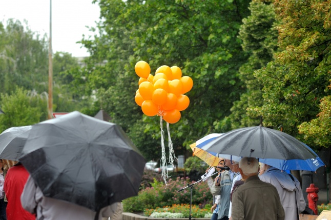 Pedagógus tüntetés a belvárosban