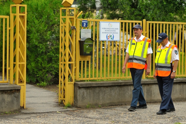 Polgárőr iroda átadás