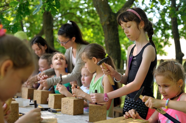 Napközis tábor a múzeumfaluban