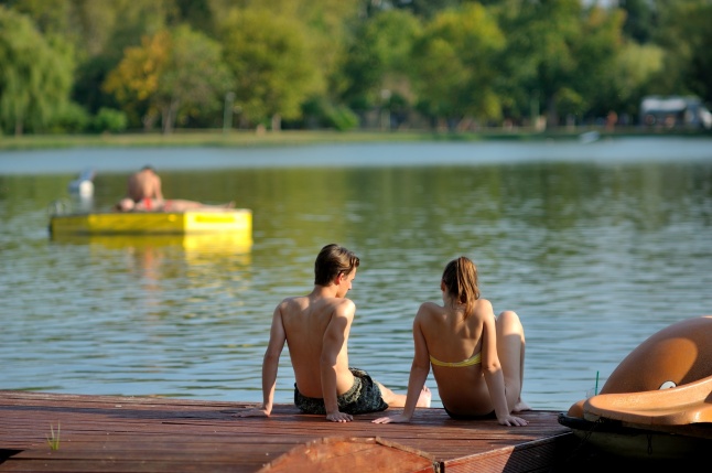 Nyár utolsó pillanatai a Tófürdőn