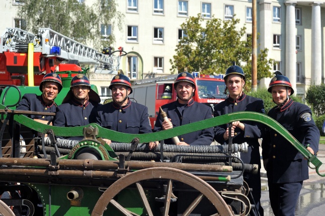 Ünnepség a tűzoltóknál - fotó Szarka Lajos
