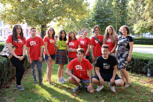 Cserediákok fogadása a Városházán