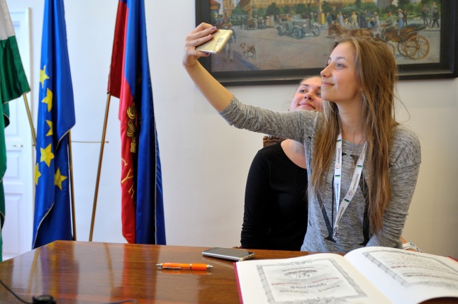 Nyitott Városháza Jászai Menyhért vezetésével - fotó Szarka Lajos