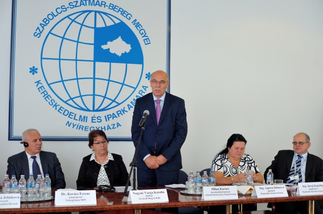 Gazdasági fórum az Iparkamarában - fotó Szarka Lajos