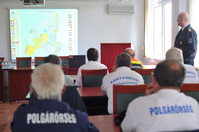 Polgárőrök továbbképzése - fotó Szarka Lajos