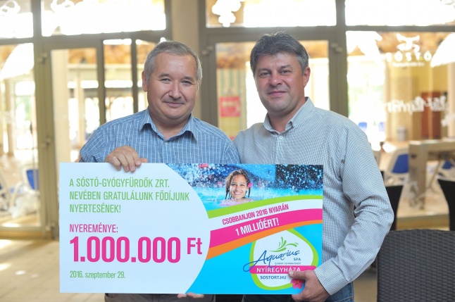 Csobbanjon 1 millióért eredményhirdetése - fotó Szarka Lajos