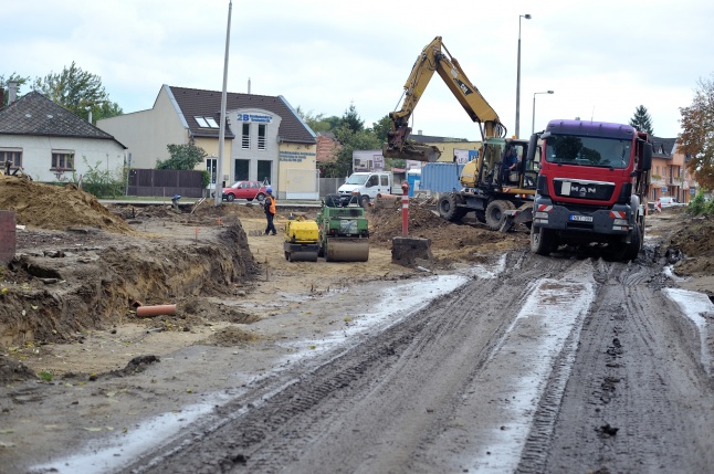 Munkálatok a Kígyó utcán 2 - fotó Szarka Lajos
