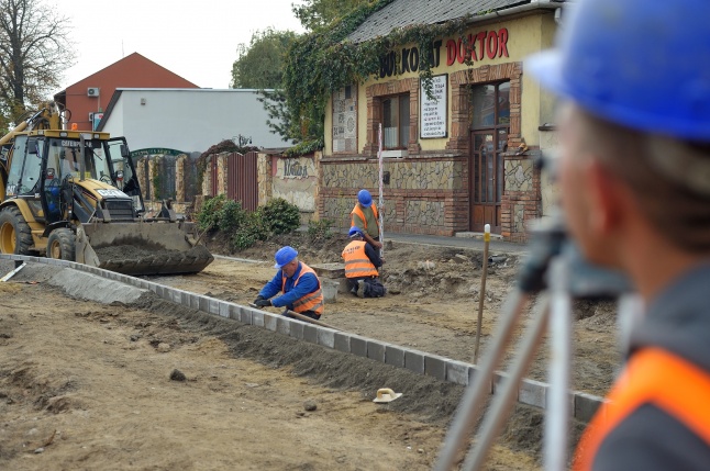 Munkálatok a Kígyó utcán 3 - fotó Szarka Lajos
