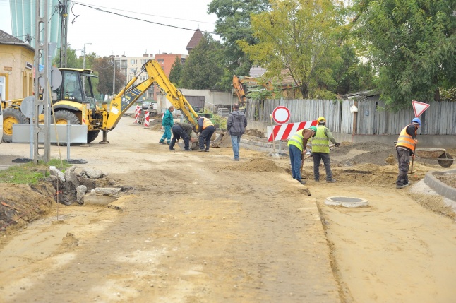 Munkálatok a Kígyó utcán 4 - fotó Szarka Lajos