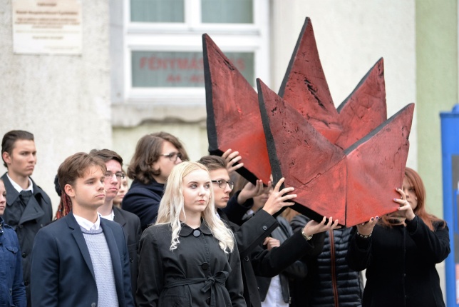 Az 1956-os ünnepi megemlékezés a Hősök terén