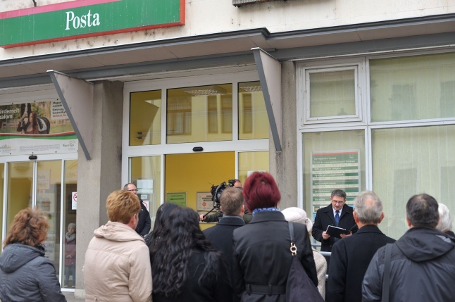 Nyíregyházi elhurcolt postásokra emlékeztek - fotó Szarka Lajos