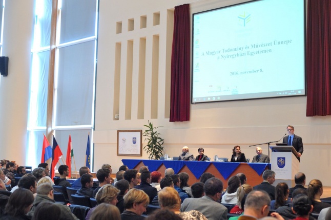 A Magyar Tudomány és Művészet ünnepe a Nyíregyházi Egyetemen