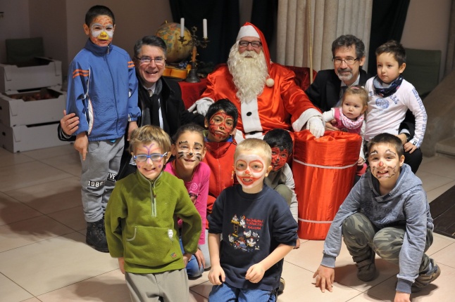 Rotary Mikulás a múzeumban - fotó Szarka Lajos