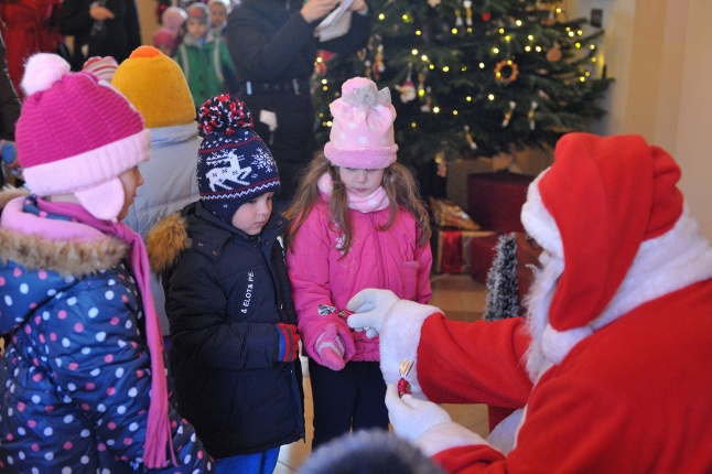 Mikulás a Városházán - fotó Szarka Lajos