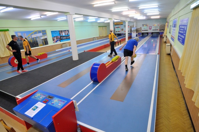 Új tekepálya a stadionban - fotó Szarka Lajos