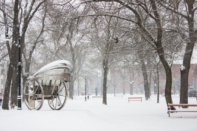 Egy kis havazás - fotó Szarka Lajos