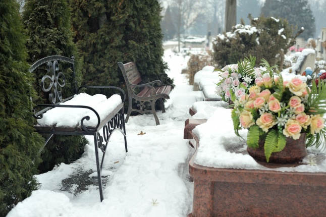 Temető télen - fotó Szarka Lajos