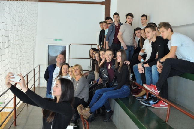 Olimpikonok ünneplése - fotó Szarka Lajos